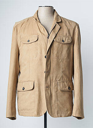 Blouson finition intérieure doublure imprimée beige HAFNIUM homme