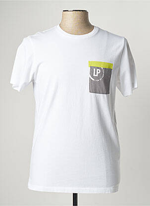 T-shirt coupe cintrée manches courtes blanc LION OF PORCHES homme