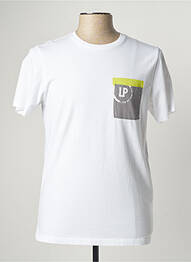 T-shirt coupe cintrée manches courtes blanc LION OF PORCHES homme