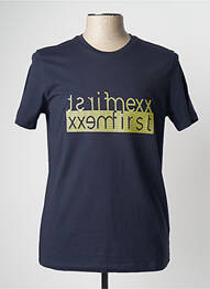 T-shirt coupe cintrée manches courtes bleu MEXX homme