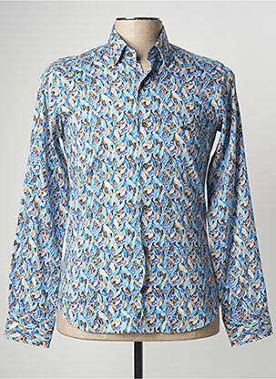 Chemise manches longues manches longues bleu DARIO BELTRAN homme