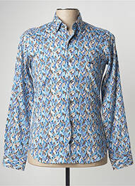 Chemise manches longues imprimé fantaisie bleu DARIO BELTRAN homme