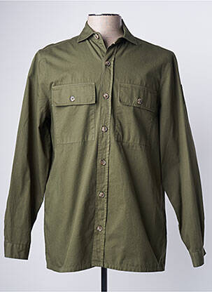 Chemise manches longues manches longues vert LION OF PORCHES homme