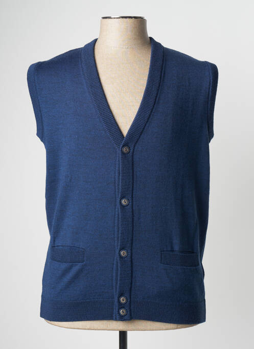 Gilet sans manche bleu LOUIS VICTOR pour homme