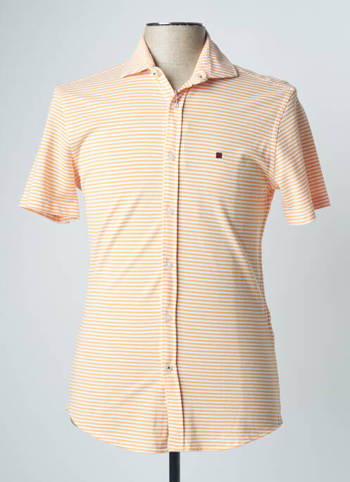 Chemise manches courtes orange LION OF PORCHES pour homme