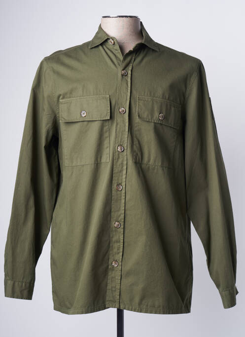Chemise manches longues vert LION OF PORCHES pour homme