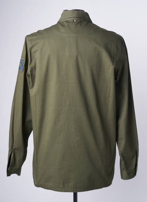 Chemise manches longues vert LION OF PORCHES pour homme
