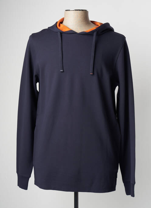 Sweat-shirt à capuche bleu LION OF PORCHES pour homme