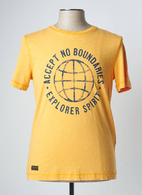 T-shirt jaune CAMEL ACTIVE pour homme