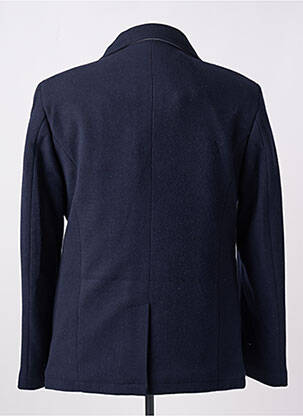 Manteau court fermeture boutonnée sur le devant sans capuche bleu A FISH NAMED FRED homme