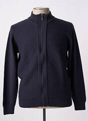 Gilet manches longues bleu DARIO BELTRAN pour homme seconde vue
