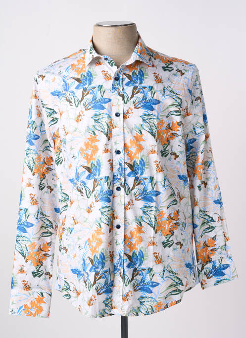 Chemise manches longues blanc A FISH NAMED FRED pour homme