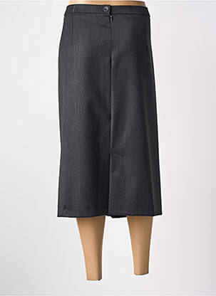 Jupe mi-longue coupe droite gris GEVANA femme