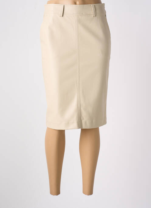 Jupe mi-longue beige TRAMONTANA pour femme