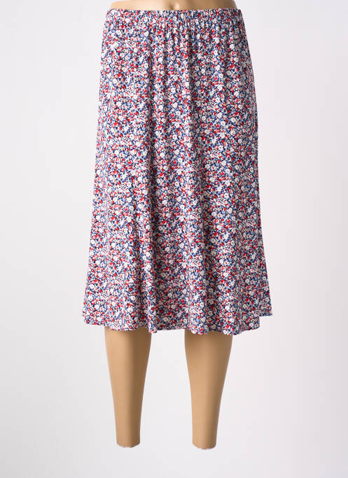 Jupe mi-longue bleu GEVANA pour femme