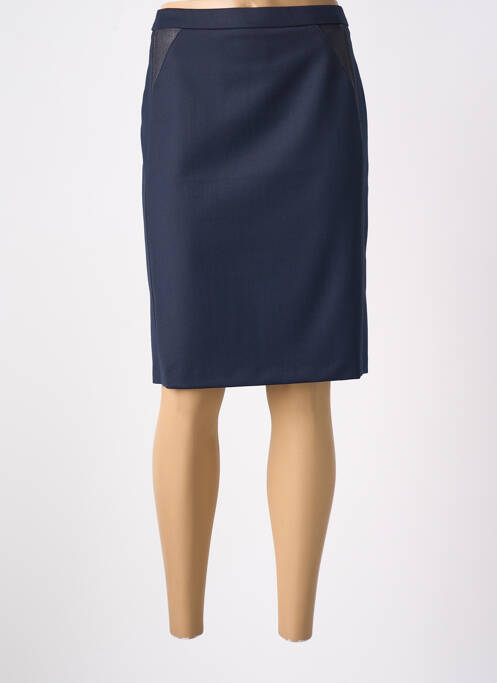 Jupe mi-longue bleu GEVANA pour femme