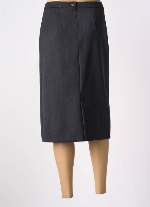 Jupe mi-longue noir GEVANA pour femme