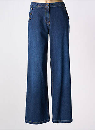 Jean coupe flare poches bleu SIGNE NATURE femme