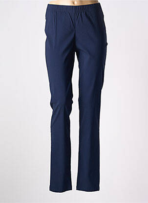 Pantalon slim taille élastique bleu CISO femme