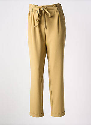 Pantalon slim taille élastique vert MEXX femme