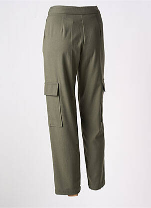 Pantalon cargo taille élastique vert KOCCA femme