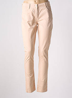 Pantalon slim poches beige ANDAM femme