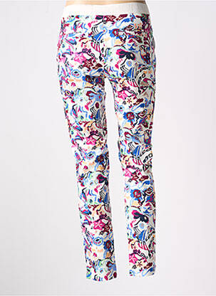Pantalon slim taille élastique violet TRAMONTANA femme
