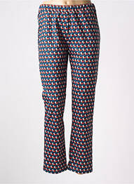 Pantalon slim taille élastique bleu ESTEL COLLECTION femme