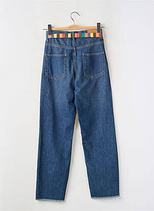Jeans coupe droite poches bleu LION OF PORCHES femme