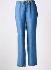 Pantalon droit bleu DEVERNOIS pour femme seconde vue