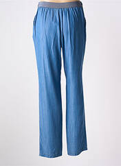 Pantalon droit bleu DEVERNOIS pour femme seconde vue