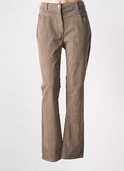 Pantalon slim beige DIANE LAURY pour femme seconde vue