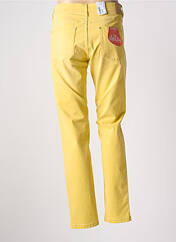 Pantalon slim jaune ZERRES pour femme seconde vue