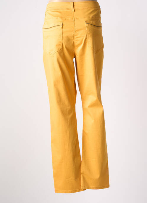 Pantalon slim poches jaune DIANE LAURY femme