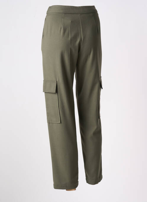 Pantalon cargo taille élastique vert KOCCA femme