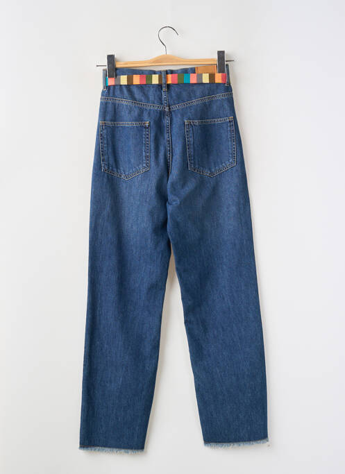 Jeans coupe droite poches bleu LION OF PORCHES femme