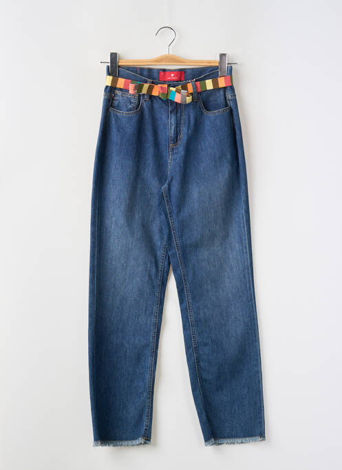 Jeans coupe droite bleu LION OF PORCHES pour femme