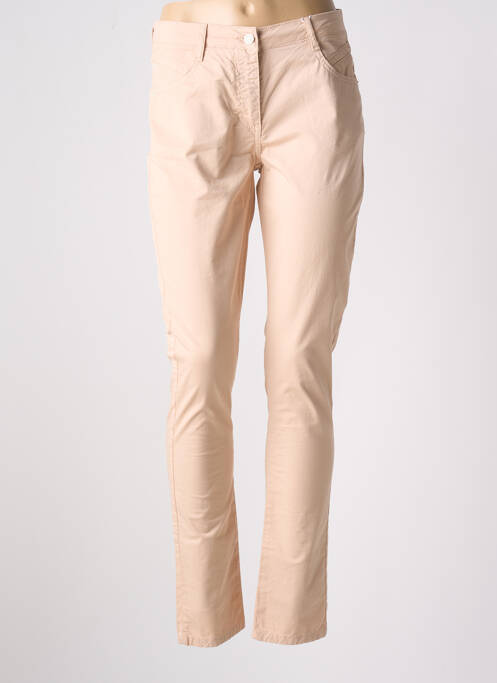 Pantalon slim beige ANDAM pour femme