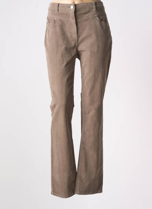 Pantalon slim beige DIANE LAURY pour femme