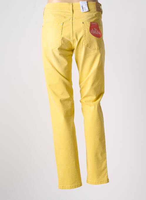 Pantalon slim jaune ZERRES pour femme