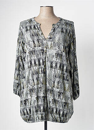 Blouse manches longues manches longues noir ZHENZI femme