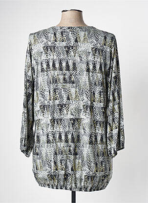 Blouse manches longues manches longues noir ZHENZI femme