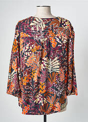 Blouse orange CHRISTINE LAURE pour femme seconde vue