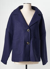 Manteau court bleu AGATHE & LOUISE pour femme seconde vue