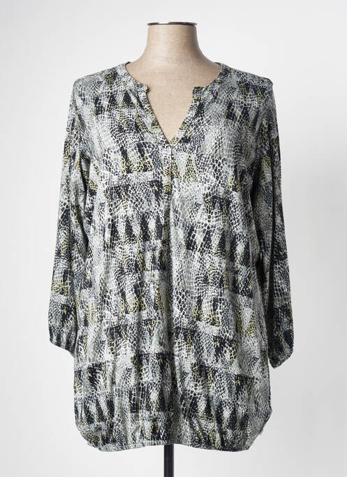 Blouse manches longues manches longues noir ZHENZI femme