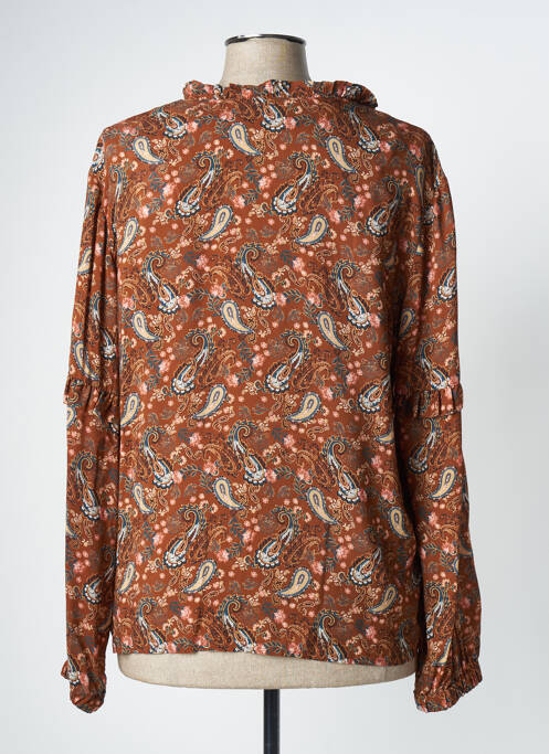 Blouse marron C'EST BEAU LA VIE pour femme