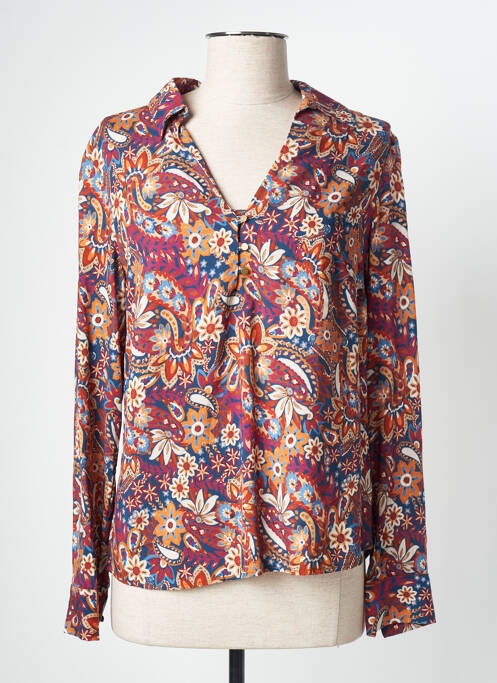 Chemisier bleu C'EST BEAU LA VIE pour femme