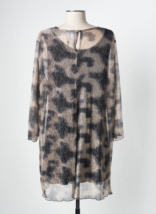 Robe mi-longue or CISO pour femme