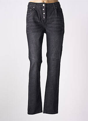 Jean coupe flare stretch taille normale gris ZHENZI femme