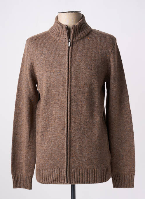 Gilet manches longues marron CAMBRIDGE pour homme